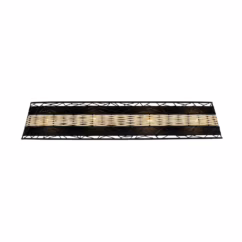 Cayman 4-Light Wall Sconce in Black and Natural Rattan