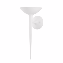 Cecilia 1-Light Wall Sconce in Gesso White