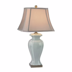 Celadon 1-Light Table Lamp in Green