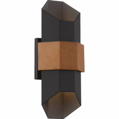 Chasm LED Outdoor Lantern in Matte Black