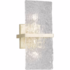 Chevall 2-Light Wall Sconce in Gilded Silver