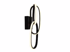 Circa LED Wall Sconce in Black