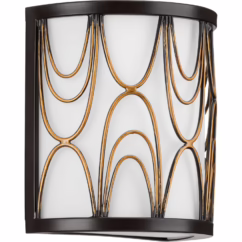 Cirrine 1-Light Wall Sconce in Antique Bronze