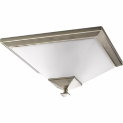 Clifton Heights 2-Light Close-to-Ceiling in Brushed Nickel