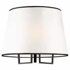 Coco 3-Light Semi-Flush Ceiling Light in Black