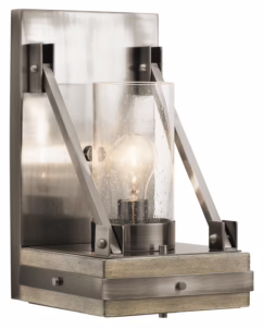 Colerne 1-Light Wall Sconce in Classic Pewter
