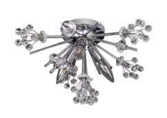 Constellation 3-Light 7" Wall Sconce in Chrome