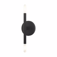 Copenhagen 2-Light Wall Sconce in Black