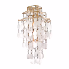 Corbett Dolce 2-Light Wall Sconce in Champagne Leaf