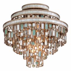 Corbett Dolcetti 3-Light Ceiling Light in Dolcetti Silver