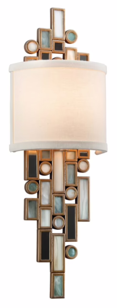 Corbett Dolcetti Wall Sconce in Dolcetti Silver