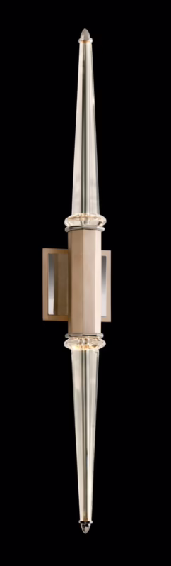 Corbett Harlow 8-Light Wall Sconce in Tranquility Silver Leaf