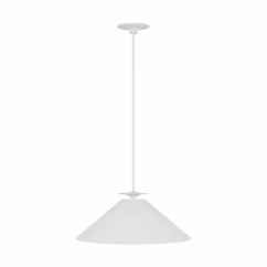 Cornet 1-Light Pendant in Cast Plaster