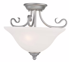 Coronado 2-Light Ceiling Mount in Brushed Nickel