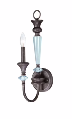 Craftmade Boulevard 20" Wall Sconce in Mocha Bronze Silver Wash - 26731-MBS