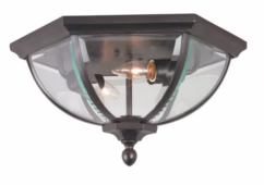 Craftmade Britannia 8" Outdoor Ceiling Light in Oiled Bronze Outdoor