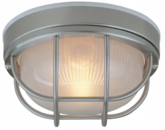 Craftmade Bulkheads 6" Outdoor Ceiling Light in Stainless Steel