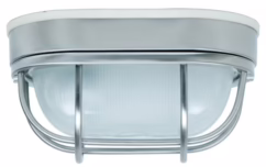 Craftmade Bulkheads 9" Outdoor Ceiling Light in Stainless Steel