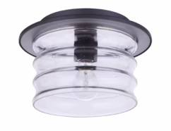Craftmade Canon Outdoor Ceiling Light in Midnight
