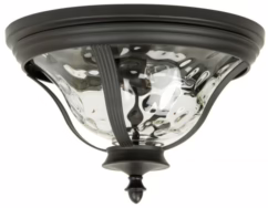 Craftmade Frances 9" Outdoor Ceiling Light in Oiled Bronze Outdoor