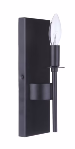 Craftmade Larrson Wall Sconce in Flat Black