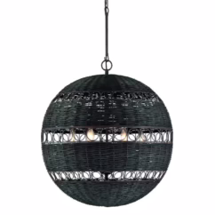 Crystorama Remy 6-Light Chandelier in Forged Bronze