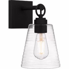 Dacosta 1-Light Wall Sconce in Earth Black