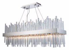 Dallas 20-Light Chandelier in Chrome