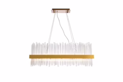 Dallas 20-Light Chandelier in Gold