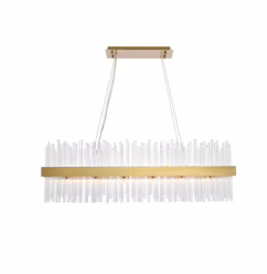 Dallas 24-Light Pendant in Satin Gold