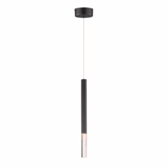 Diaphane 1-Light LED Pendant in Black