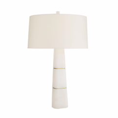 Dosman 1-Light Table Lamp in White