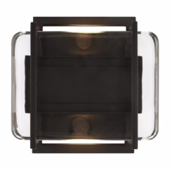 Duelle 1-Light 5.00"H LED Wall Sconce in Nightshade Black