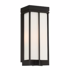 Eads LED Wall Lantern in Matte Black