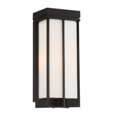Eads LED Wall Lantern in Matte Black