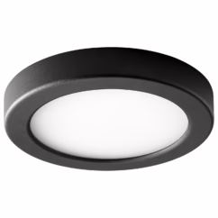Elite 1-Light LED Ceiling Mount in Black