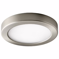 Elite 1-Light LED Ceiling Mount in Satin Nickel