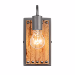 Ella Jane 1-Light Wall Sconce in New Bronze