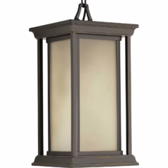 Endicott 1-Light Hanging Lantern in Antique Bronze