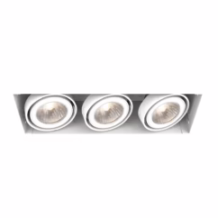 Eurofase Te213Gu10 3-Light Ceiling Light in Metal