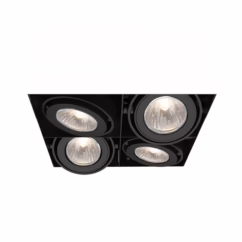 Eurofase Te214Bgu10 4-Light Ceiling Light in Metal