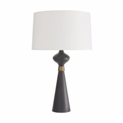 Evette 1-Light Table Lamp in Bronze