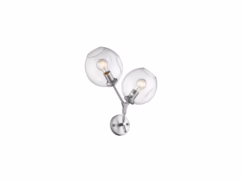 Fairfax 2-Light Wall Sconce in Matte Chrome