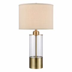 Fermont 1-Light Table Lamp in Clear