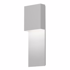 Flat Box™ 17" Wall Sconce in Textured White