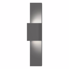 Flat Box™ 2-Light 25" Wall Sconce in Textured Gray
