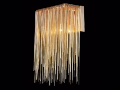 Fountain Ave 1-Light Wall Sconce in Gold