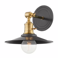 Garden City 1-Light Wall Sconce in Aged Old Bronze