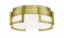 George Kovacs Bezel Set Ceiling Light in Honey Gold - P953-1-248-L