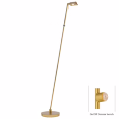 George Kovacs George'S Reading Room 50" Floor Lamp in Honey Gold - P4314-248